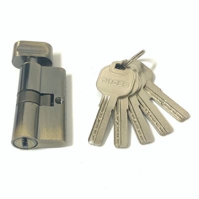 ποιότητας  60mm Zinc Cylinder Lock Single Open Euro Profile Cylinders With Brass Or Iorn Key εργοστάσιο