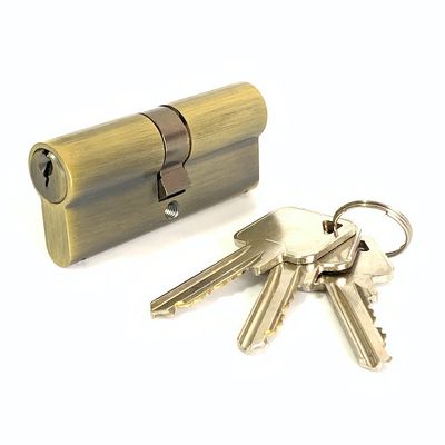 ποιότητας  Brass Euro Cylinder Lock 70mm Double Sided Cylinder Lock Customized εργοστάσιο