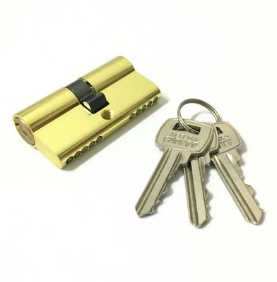 ποιότητας  Double Open Aluminum Brass Cylinder Custom Size Double Barrel Locks 60mm εργοστάσιο