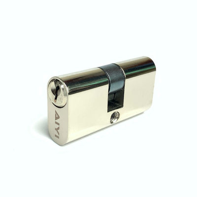 ποιότητας  Silver Small Oval Cylinder Lock Customized Door Cylinder Replacement 54mm εργοστάσιο