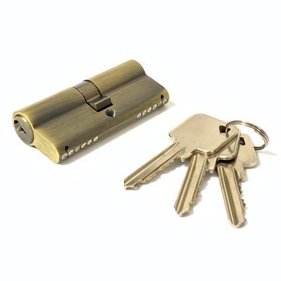 70mm Euro Profile Double Brass Cylinder