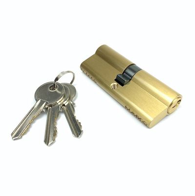 80mm Euro Profile Double Brass Cylinder