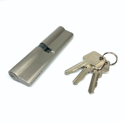 120mm Κύλινδρο κλειδαριού πόρτας Ασημένιο Διπλό Ευρωκύλινδρο Custom Size