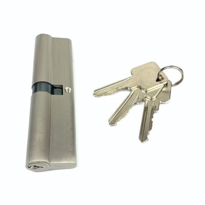 120mm Κύλινδρο κλειδαριού πόρτας Ασημένιο Διπλό Ευρωκύλινδρο Custom Size