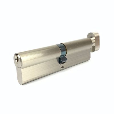 Ασημένιο μονό κύλινδρο ευρώ κλειδαριά 110mm κύλινδρο ευρώ με ανοξείδωτα ελατήρια