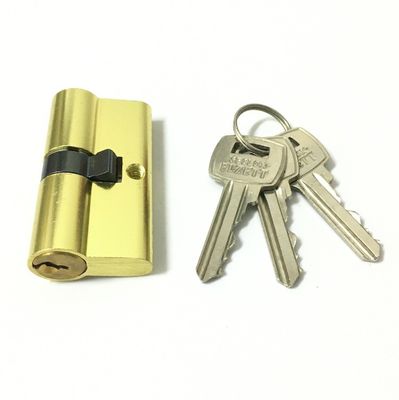Διπλό ανοιχτό κύλινδρο αλουμινίου από χαλκό Custom Size διπλή κλειδαριά βαρέλια 60mm