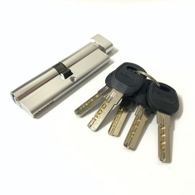 100mm Αλουμινίου Χαλκού κυλίνδρου Προσαρμοσμένο κλειδί κυλίνδρου κλειδαριού