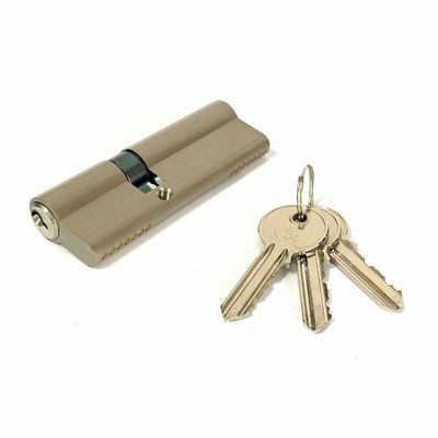 90mm Euro Double Cylinder Lock Προσαρμοσμένο κλειδί κυλινδρικής πόρτας