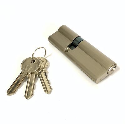 90mm Euro Double Cylinder Lock Προσαρμοσμένο κλειδί κυλινδρικής πόρτας