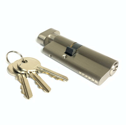 75mm Euro Profile Single Brass Cylinder