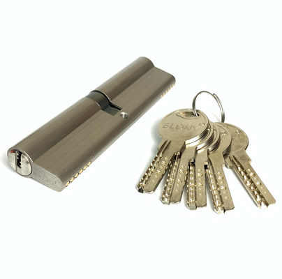 120 mm Δύο κυλινδρική κλειδαριά πόρτας Προσαρμοσμένη πόρτα Κύλινδρο κλειδαριά αντικατάσταση