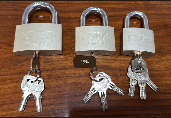 Customized Stainless Steel Padlock Silver Heavy Duty Padlock 40mm 50mm 60mm 70mm